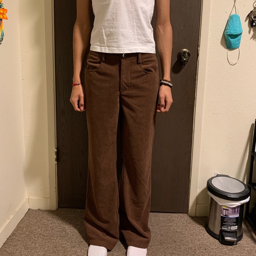 Shein Corduroy wide leg jeans, size 2